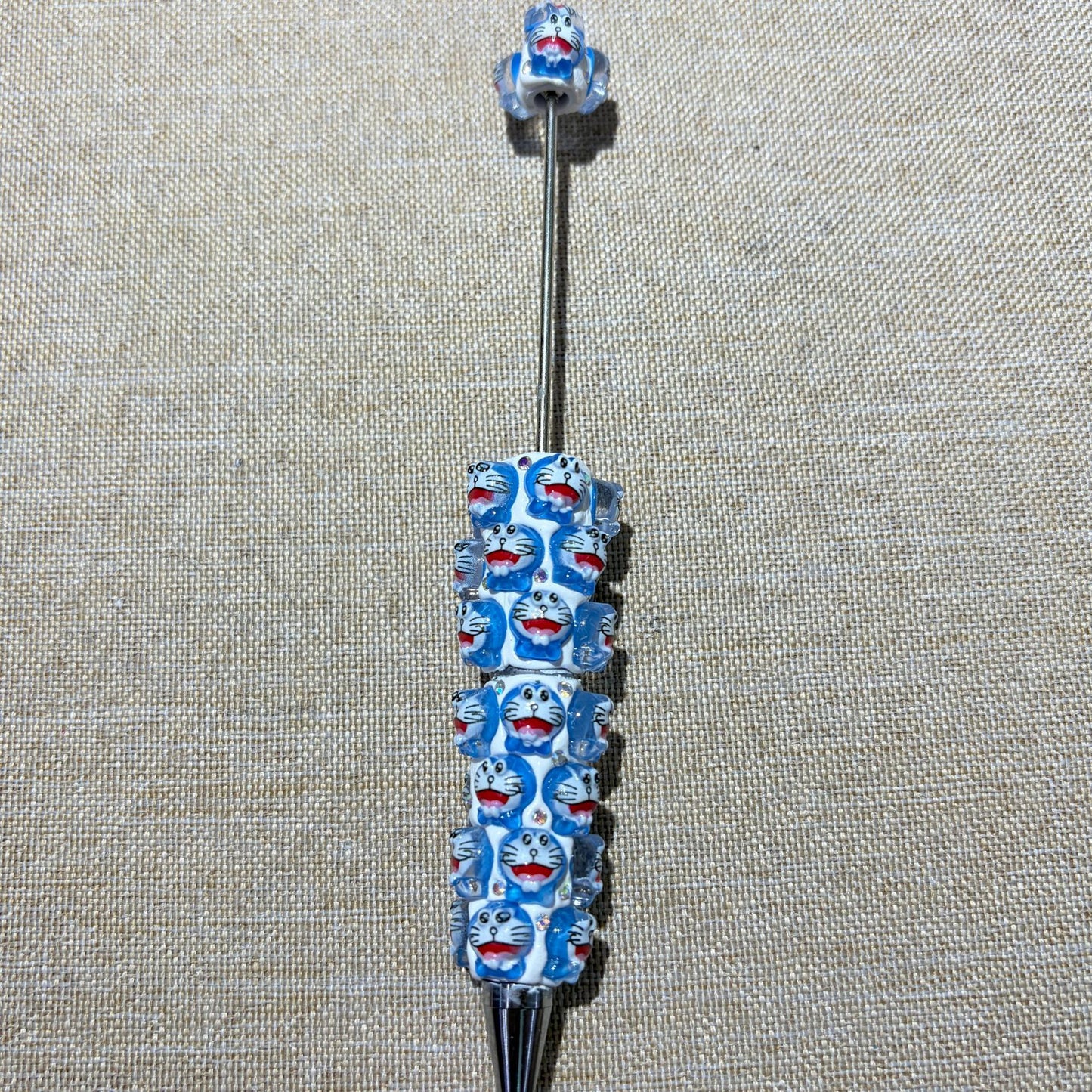 Kawaii Character 3D Rhinestone Beadable Pens | DIY Beadable Pen Craft Gift Idea