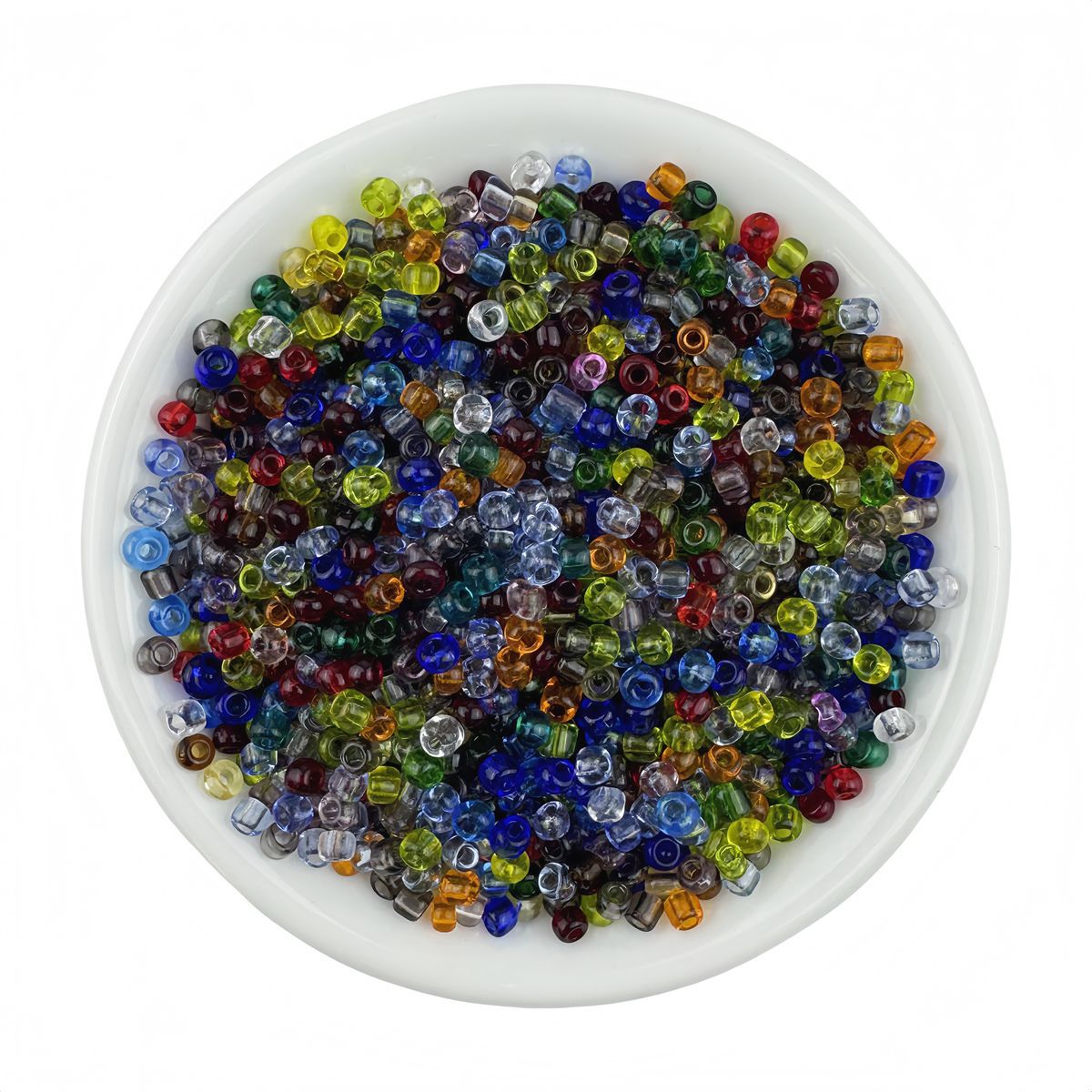 2/3/4mm clear glass seed beads, 5x Packs of 30g, gloose beads, craft | DIY Bead Bracelet Keychain & Jewelry Craft Supply