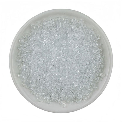 2/3/4mm clear glass seed beads, 5x Packs of 30g, gloose beads, craft | DIY Bead Bracelet Keychain & Jewelry Craft Supply