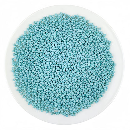 4mm glass seed beads, solid color painted loose beads, handmade beading | DIY Bead Bracelet Keychain & Jewelry Craft Supply