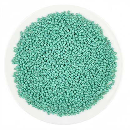 4mm glass seed beads, solid color painted loose beads, handmade beading | DIY Bead Bracelet Keychain & Jewelry Craft Supply