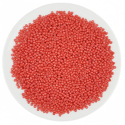 4mm glass seed beads, solid color painted loose beads, handmade beading | DIY Bead Bracelet Keychain & Jewelry Craft Supply