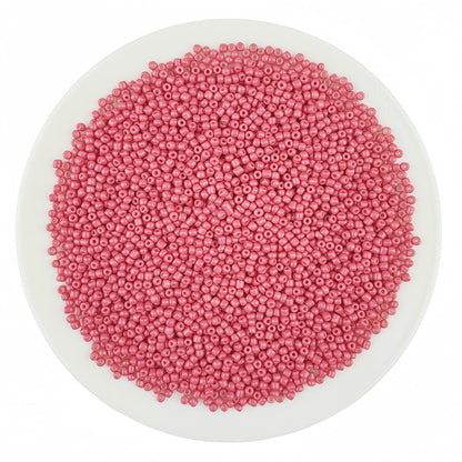 4mm glass seed beads, solid color painted loose beads, handmade beading | DIY Bead Bracelet Keychain & Jewelry Craft Supply
