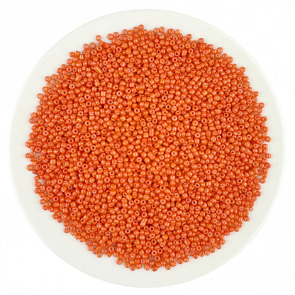 3mm glass seed beads, solid color painted loose beads, handmade beading | DIY Bead Bracelet Keychain & Jewelry Craft Supply