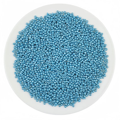 3mm glass seed beads, solid color painted loose beads, handmade beading | DIY Bead Bracelet Keychain & Jewelry Craft Supply