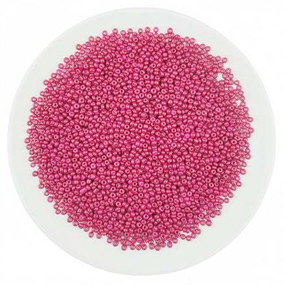 3mm glass seed beads, solid color painted loose beads, handmade beading | DIY Bead Bracelet Keychain & Jewelry Craft Supply