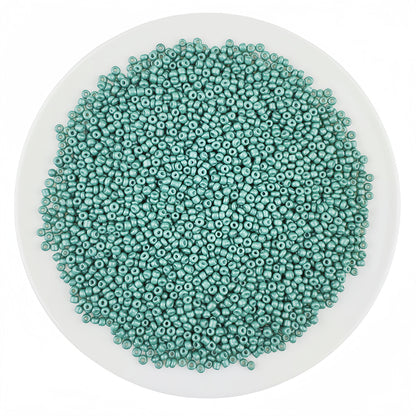 3mm glass seed beads, solid color painted loose beads, handmade beading | DIY Bead Bracelet Keychain & Jewelry Craft Supply