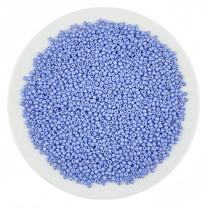 2mm glass seed beads, solid color painted loose beads, handmade beading | DIY Bead Bracelet Keychain & Jewelry Craft Supply