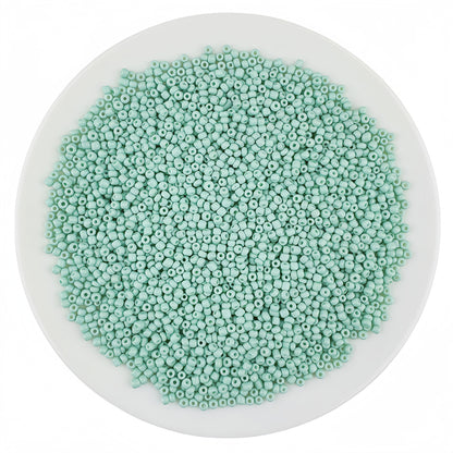 2mm glass seed beads, solid color painted loose beads, handmade beading | DIY Bead Bracelet Keychain & Jewelry Craft Supply