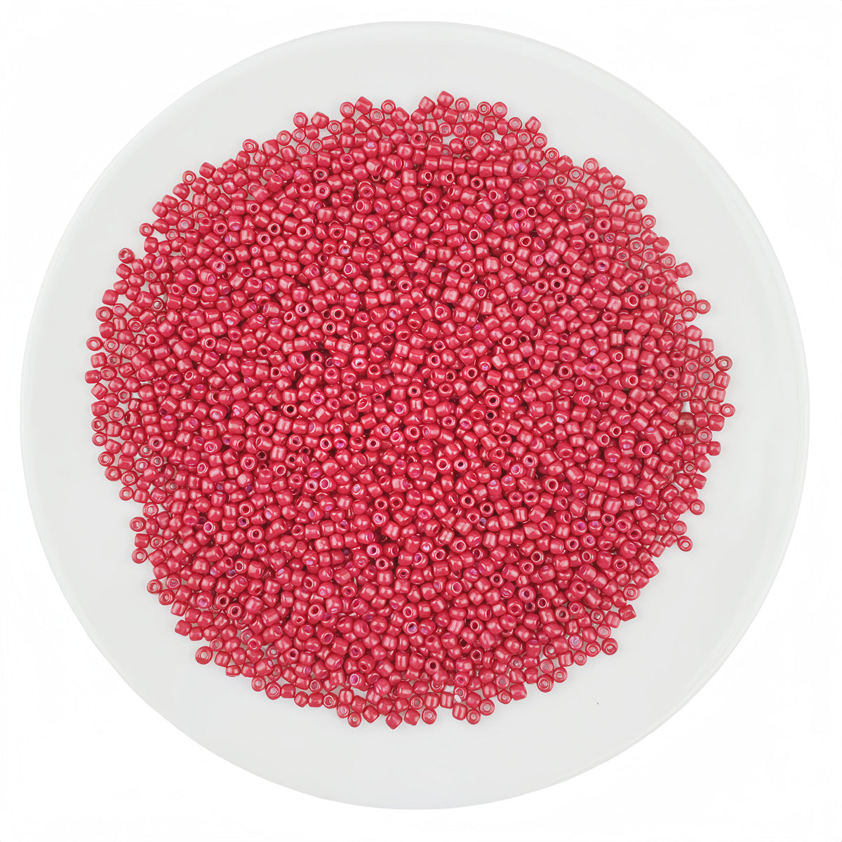2mm glass seed beads, solid color painted loose beads, handmade beading | DIY Bead Bracelet Keychain & Jewelry Craft Supply