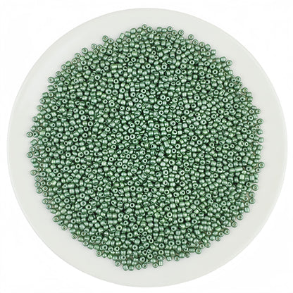 2mm glass seed beads, solid color painted loose beads, handmade beading | DIY Bead Bracelet Keychain & Jewelry Craft Supply