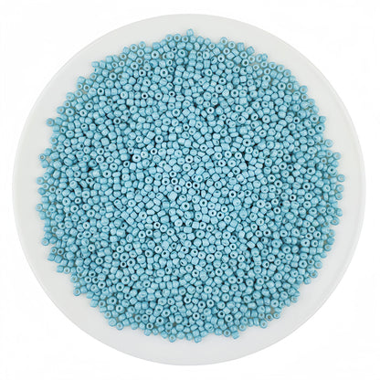 2mm glass seed beads, solid color painted loose beads, handmade beading | DIY Bead Bracelet Keychain & Jewelry Craft Supply