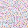 White + Color Letters