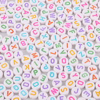 White + Color Letters