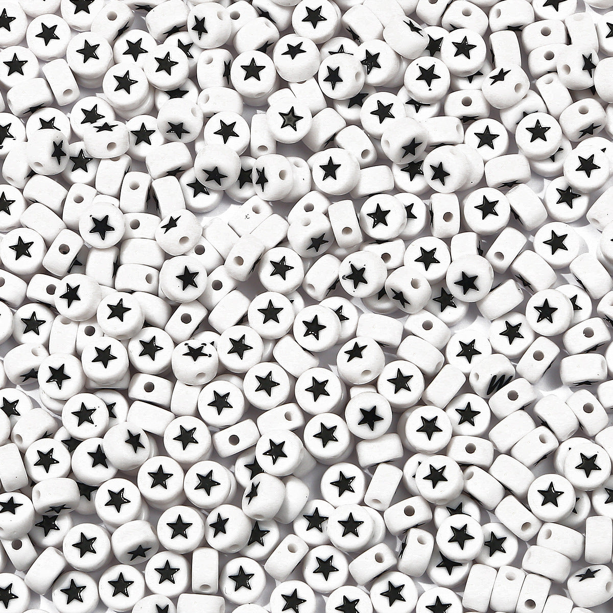 100PCS Acrylic Alphabet & Number Beads - 4x7mm Colorful Round Flat | Acrylic Bead for DIY Bracelet Keychain Jewelry Making