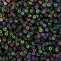 Black Fluorescent Heart
