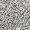 Ancient Silver Russian Letter Flat Bead