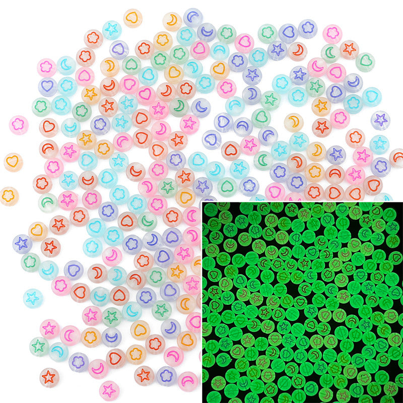 100PCS Acrylic Alphabet & Number Beads - 4x7mm Colorful Round Flat | Acrylic Bead for DIY Bracelet Keychain Jewelry Making