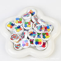 Puzzle round cake