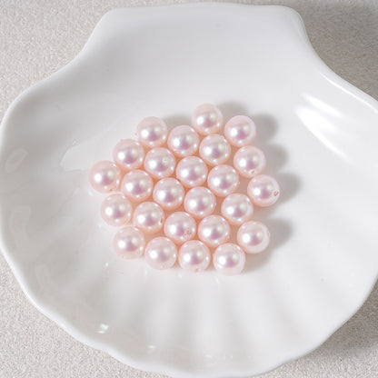 8mm Large Hole Mermaid Beads, Iridescent Pastel Faux Pearls, 1.5mm | Acrylic Bead for DIY Bracelet Keychain Jewelry Making