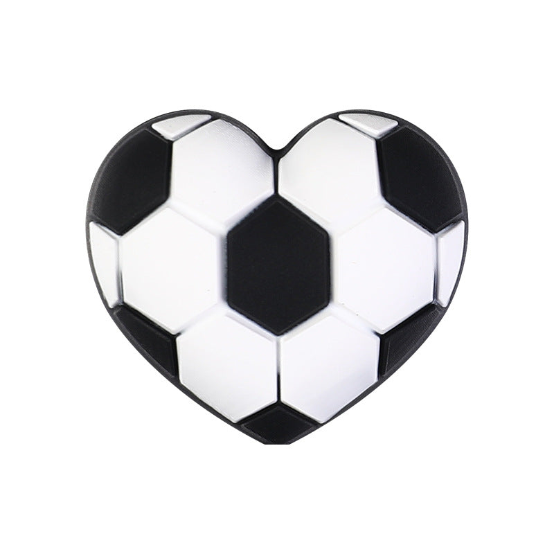 Soccer Sports Theme Silicone Focal Beads - Football Jersey, Trophy, & | Silicone Focal Bead for DIY Keychain & Pen Wrap