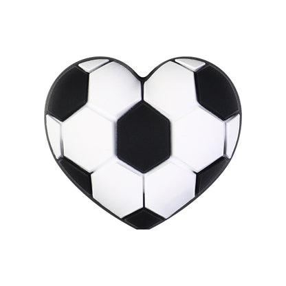 Soccer Sports Theme Silicone Focal Beads - Football Jersey, Trophy, & | Silicone Focal Bead for DIY Keychain & Pen Wrap