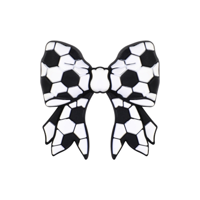 Soccer Sports Theme Silicone Focal Beads - Football Jersey, Trophy, & | Silicone Focal Bead for DIY Keychain & Pen Wrap