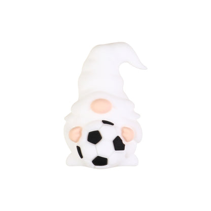 Soccer Sports Theme Silicone Focal Beads - Football Jersey, Trophy, & | Silicone Focal Bead for DIY Keychain & Pen Wrap