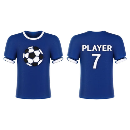 Soccer Sports Theme Silicone Focal Beads - Football Jersey, Trophy, & | Silicone Focal Bead for DIY Keychain & Pen Wrap