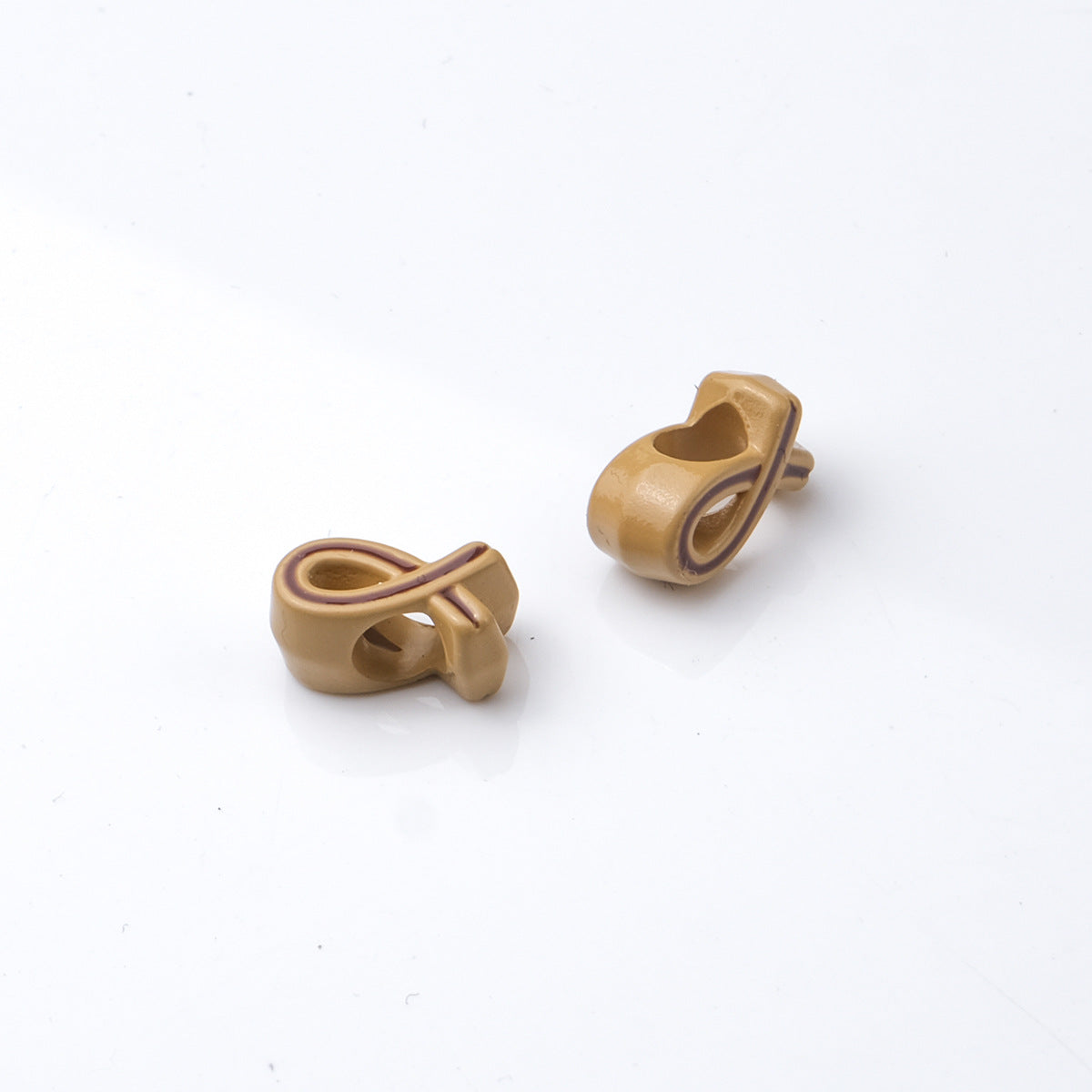 12x6x7mm Ribbon Bowknot Acrylic Beads - 4.5mm Large Hole Spacer | Acrylic Bead for DIY Bracelet Keychain Jewelry Making