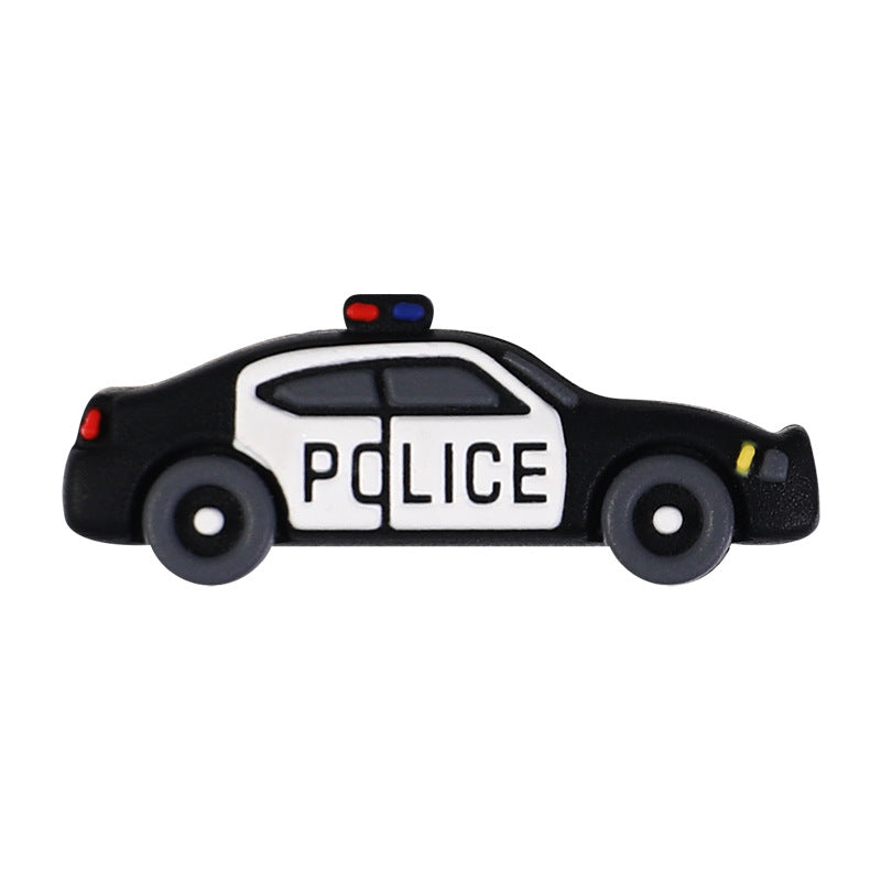 Police & Law Enforcement Silicone Focal Beads for Beadable Pens, 3D | Silicone Focal Bead for DIY Keychain & Pen Wrap