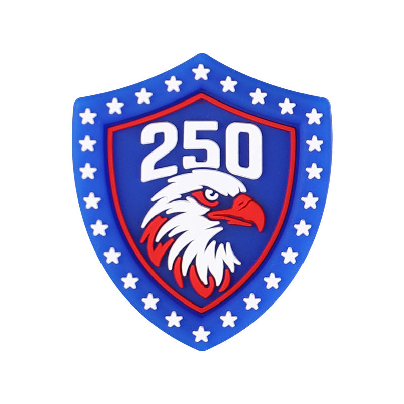 USA 250th Anniversary Silicone Focal Beads, 1776-2026 America | Silicone Focal Bead for DIY Keychain & Pen Wrap