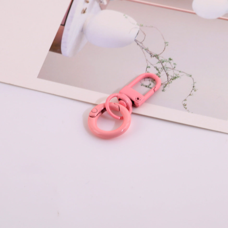 Candy Color Swivel Lobster Clasp with Spring Ring - 33mm Lacquered Gate Buckle & 20mm | DIY Keychain Bracelet Making Supply