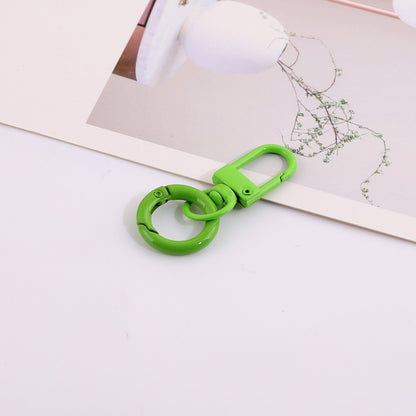 Candy Color Swivel Lobster Clasp with Spring Ring - 33mm Lacquered Gate Buckle & 20mm | DIY Keychain Bracelet Making Supply
