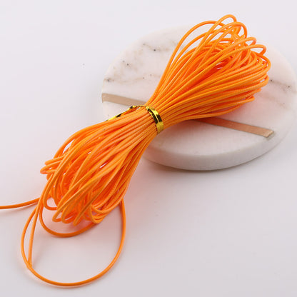 1.5mm Premium Korean Waxed Cord - 20m/Roll Waterproof Polyester Thread for DIY Friendship Bracelets, Macrame, and Beading Projects