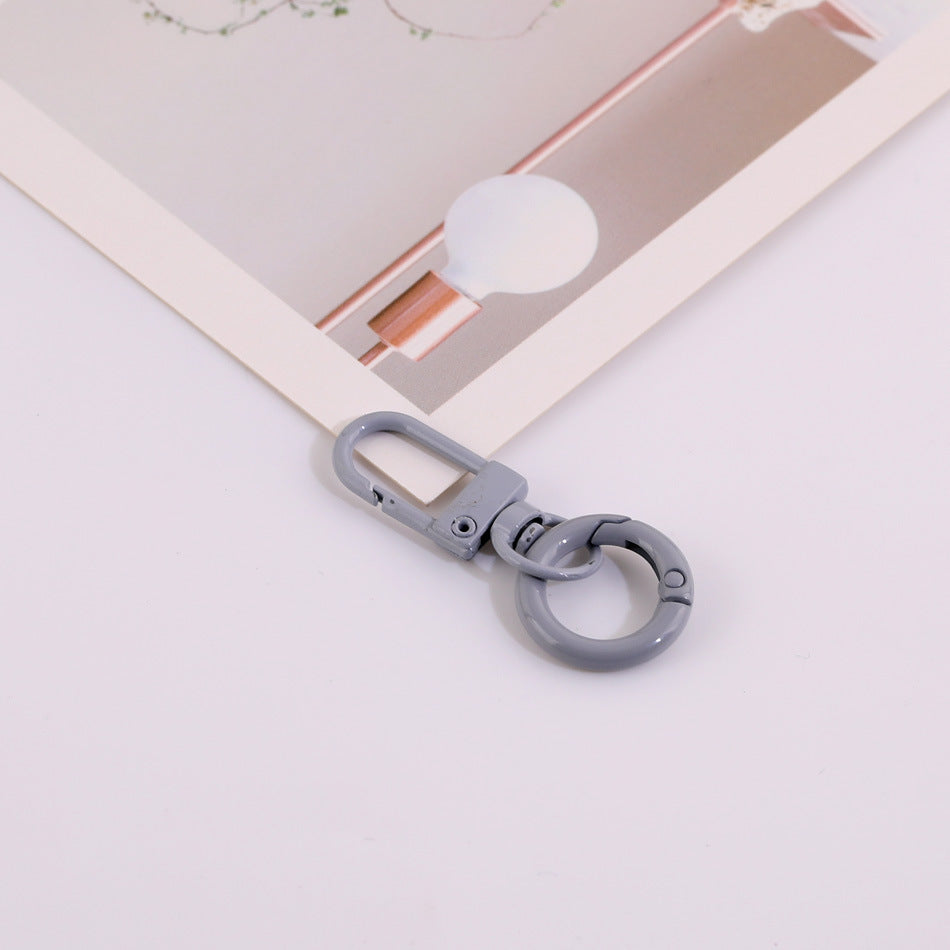 Candy Color Swivel Lobster Clasp with Spring Ring - 33mm Lacquered Gate Buckle & 20mm | DIY Keychain Bracelet Making Supply