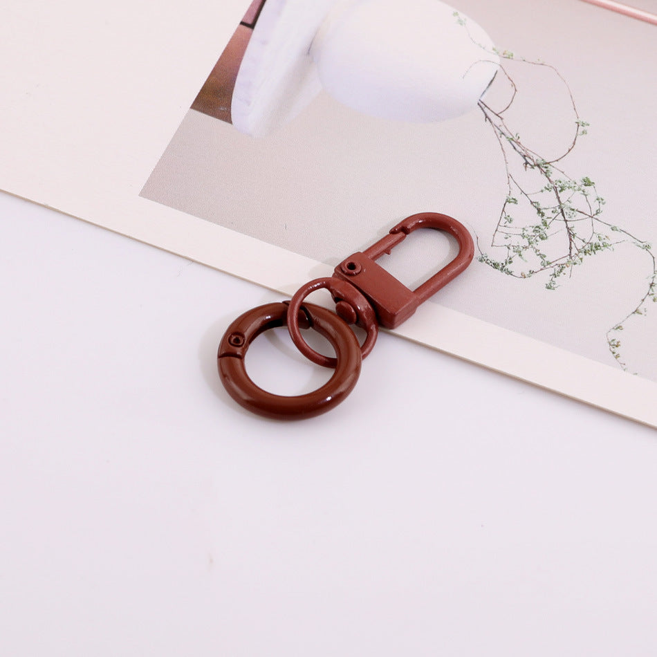 Candy Color Swivel Lobster Clasp with Spring Ring - 33mm Lacquered Gate Buckle & 20mm | DIY Keychain Bracelet Making Supply