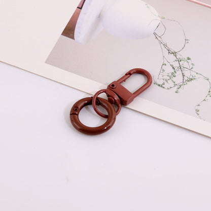 Candy Color Swivel Lobster Clasp with Spring Ring - 33mm Lacquered Gate Buckle & 20mm | DIY Keychain Bracelet Making Supply