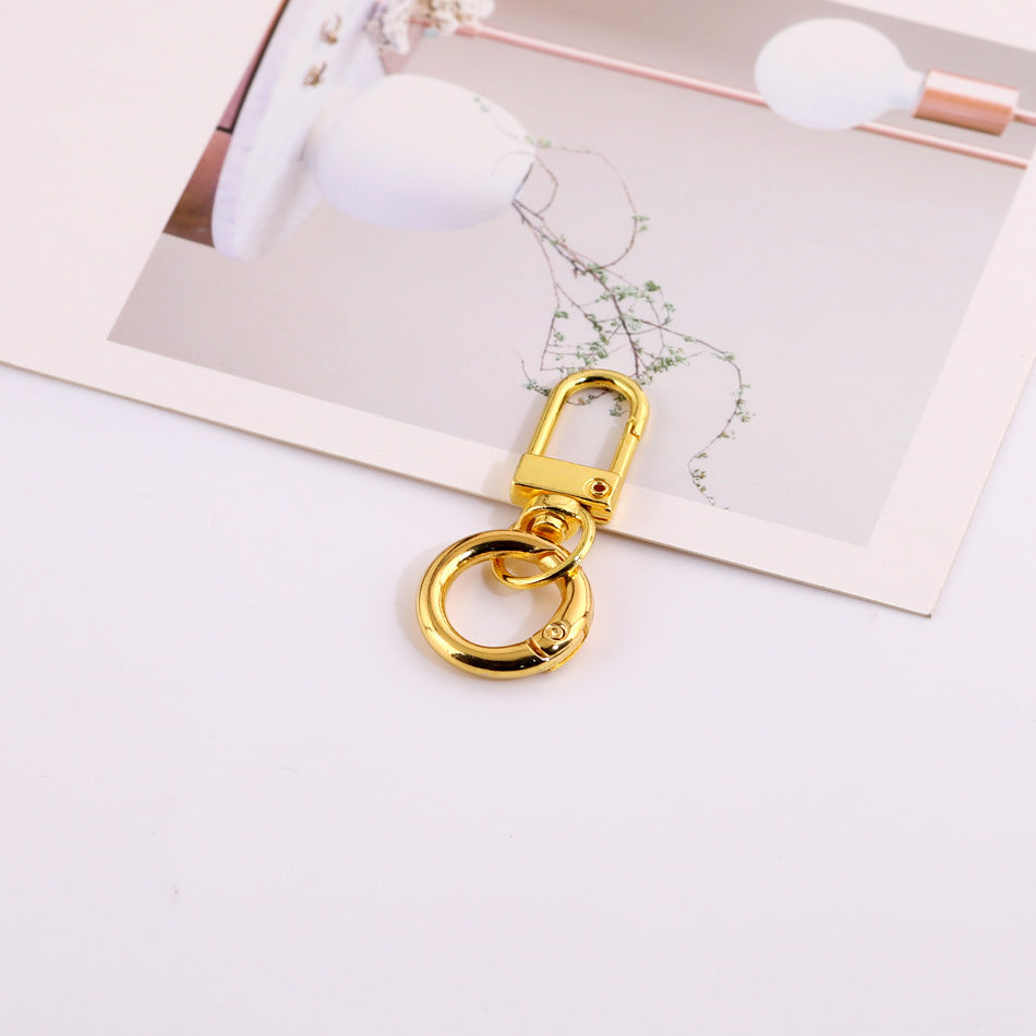 Candy Color Swivel Lobster Clasp with Spring Ring - 33mm Lacquered Gate Buckle & 20mm | DIY Keychain Bracelet Making Supply