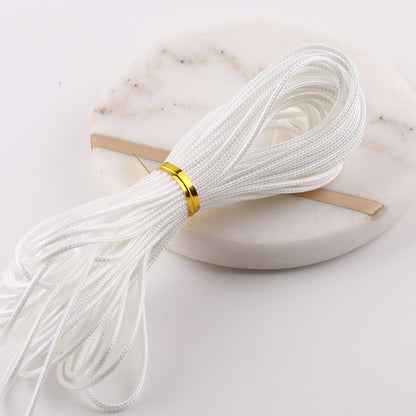 1.5mm Premium Korean Waxed Cord - 20m/Roll Waterproof Polyester Thread for DIY Friendship Bracelets, Macrame, and Beading Projects
