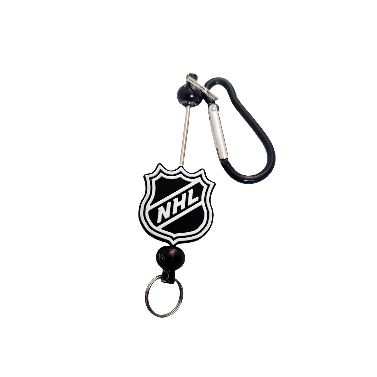 NHL Logo Silicone Focal Beads, Sports Ice Hockey Team Shield Shaped Spacer | DIY Sports Fan Bracelet & Keychain Craft Bead