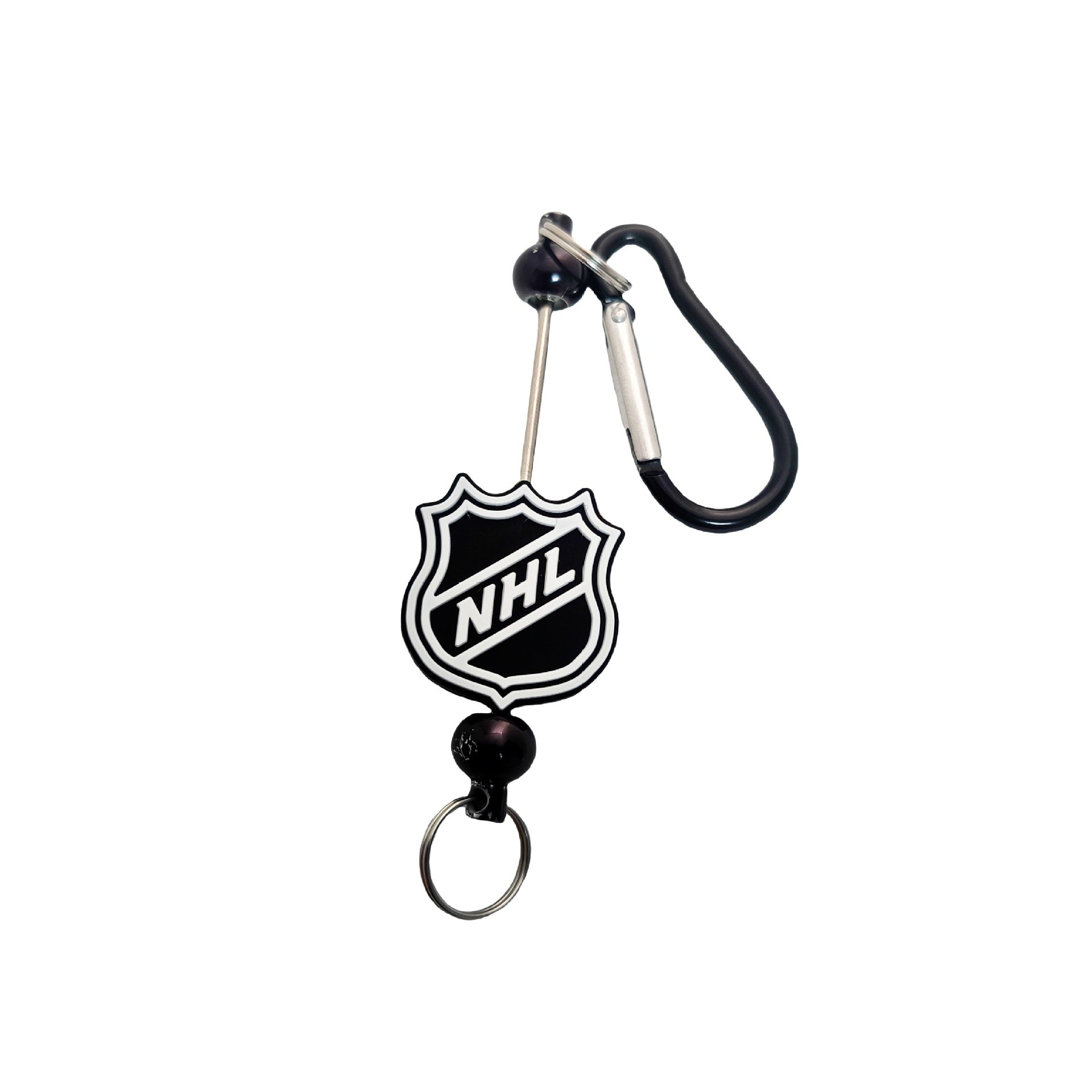 NHL Logo Silicone Focal Beads, Sports Ice Hockey Team Shield Shaped Spacer | DIY Sports Fan Bracelet & Keychain Craft Bead