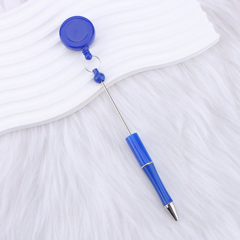 heavy-duty-id-badge-holder-clip-with-customizable-beaded-pen-shaft