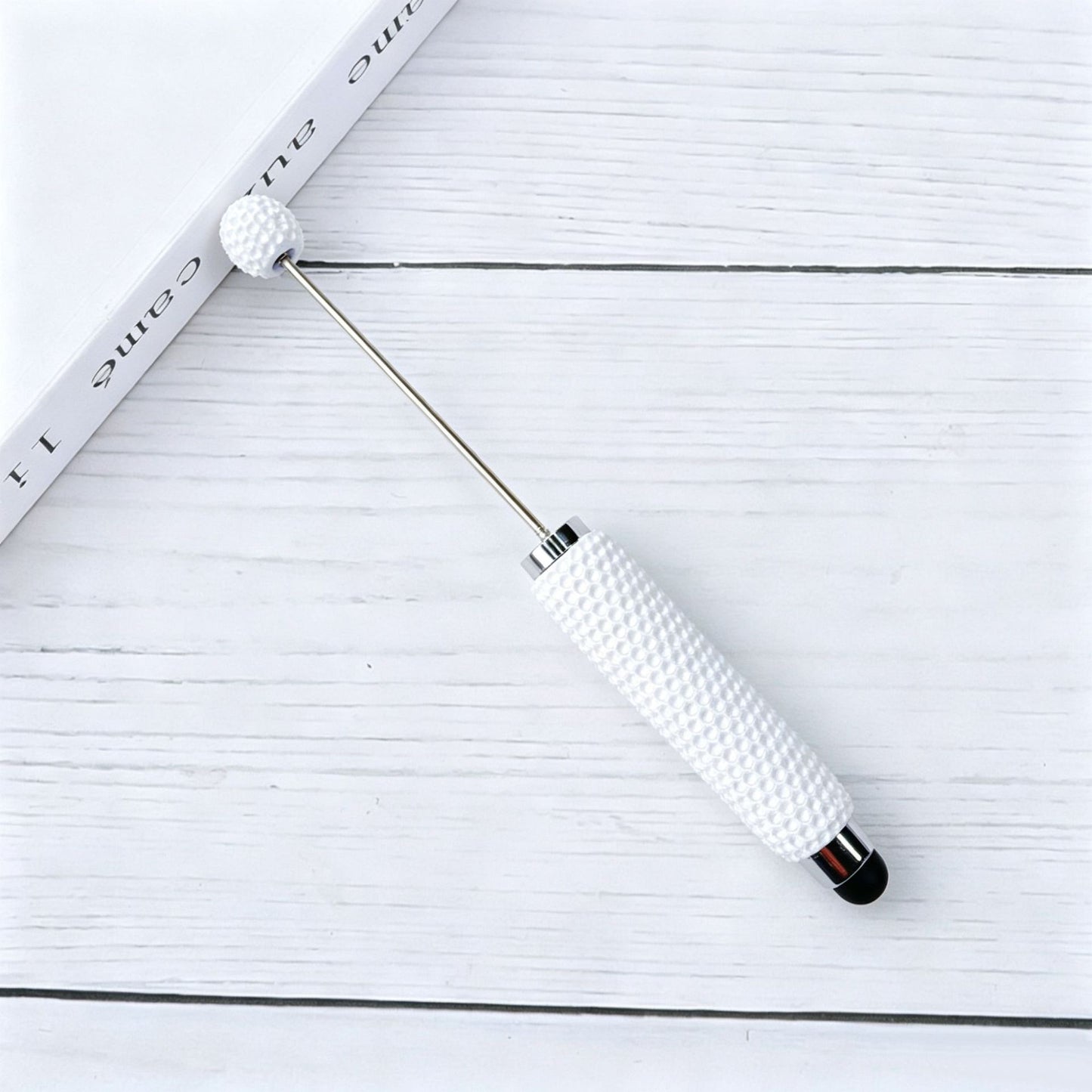 DIY Beadable Stylus Pens Bling Rhinestone Touch Screen Pen, Premium Metal Capacitive Stylus for Tablets and Phones, Creative Craft Gifts
