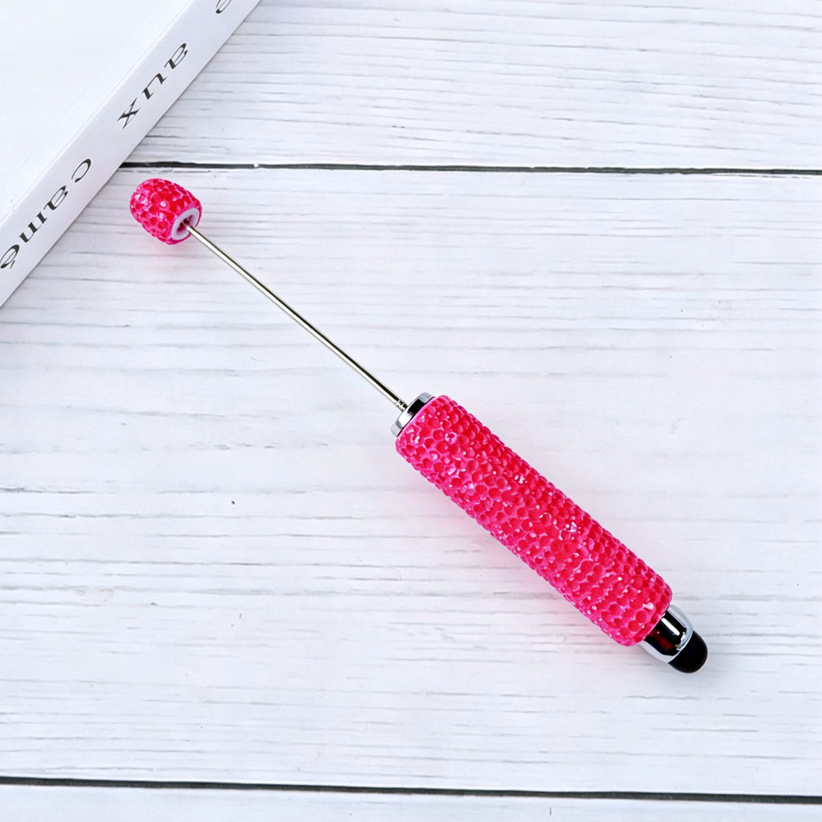 DIY Beadable Stylus Pens Bling Rhinestone Touch Screen Pen, Premium Metal Capacitive Stylus for Tablets and Phones, Creative Craft Gifts
