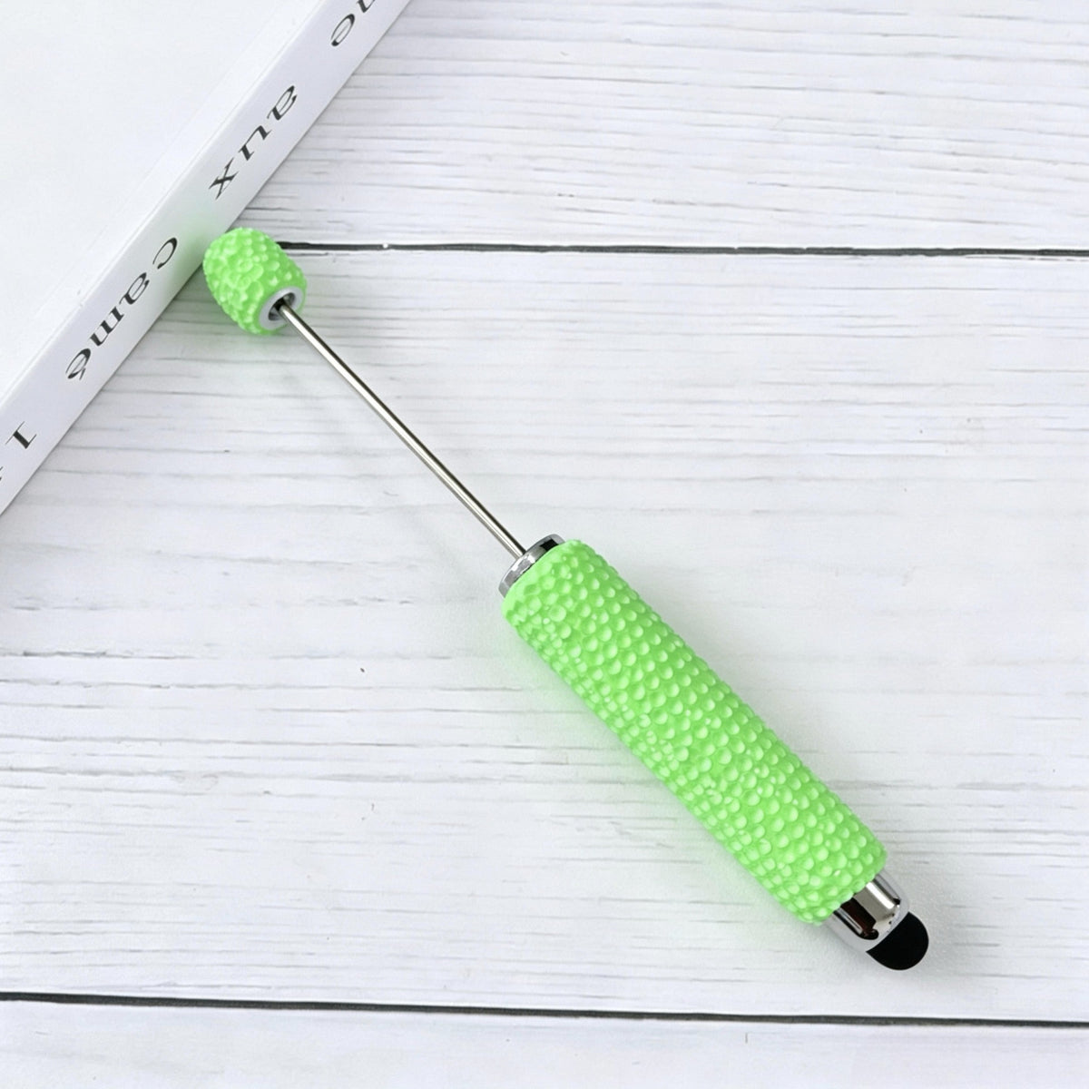 DIY Beadable Stylus Pens Bling Rhinestone Touch Screen Pen, Premium Metal Capacitive Stylus for Tablets and Phones, Creative Craft Gifts