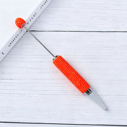 DIY Beadable Diamond Painting Pens Wax Pen Rhinestone Picker Tool, Sparkly Crystal Textured Drill Dotting Pen for Crafts Nail Art (Pens Only)