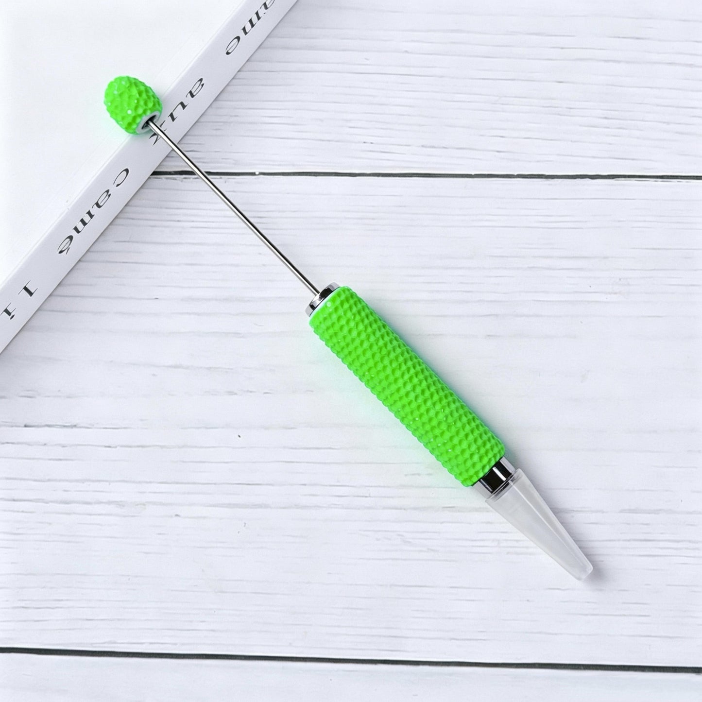 DIY Beadable Diamond Painting Pens Wax Pen Rhinestone Picker Tool, Sparkly Crystal Textured Drill Dotting Pen for Crafts Nail Art (Pens Only)