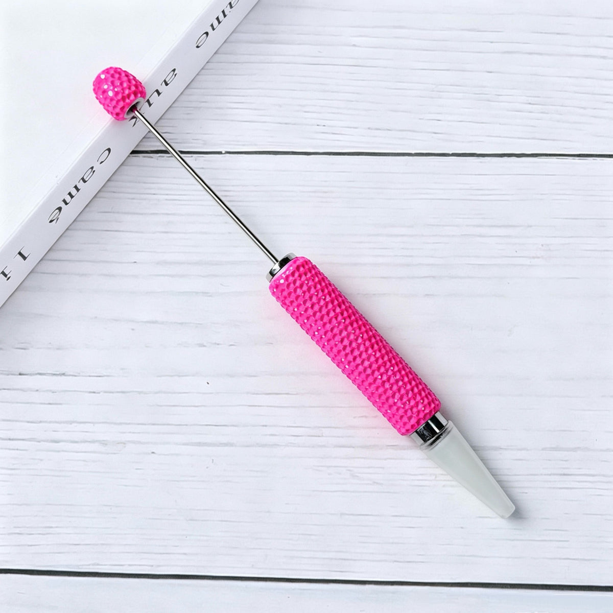 DIY Beadable Diamond Painting Pens Wax Pen Rhinestone Picker Tool, Sparkly Crystal Textured Drill Dotting Pen for Crafts Nail Art (Pens Only)