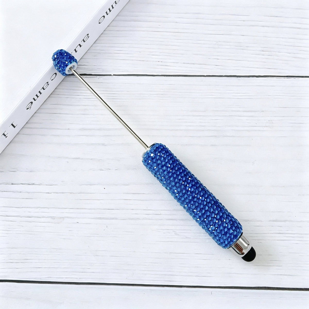 DIY Beadable Stylus Pens Bling Rhinestone Touch Screen Pen, Premium Metal Capacitive Stylus for Tablets and Phones, Creative Craft Gifts